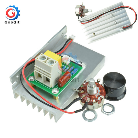 AC SCR Voltage Regulator Motor Speed Controller 10000W AC 220V Control Dimming Dimmers Thermostat ► Photo 1/6