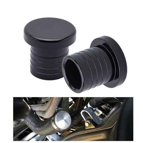 Alloy Aluminium 25/34mm Dump blow off valve Bov Blanking Plug Silicone Hose Blanking Plug ► Photo 1/6