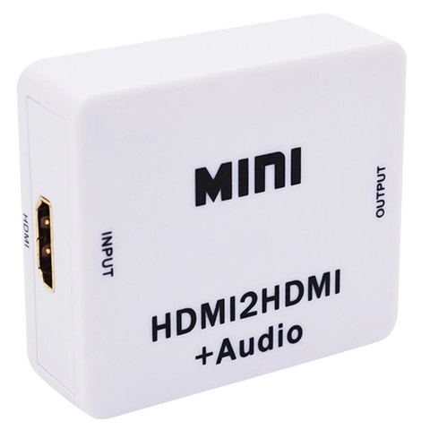 Hot-1080P Hdmi Extractor Splitter Hdmi Digital To Analog 3.5Mm Out Audio Hdmi2Hdmi No need to install driver, plug and play ► Photo 1/6