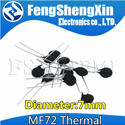 10pcs MF72 Thermal Resistor 7mm 3D-7 3R 5D-7 5R 8D-7 8R 10D-7 10R 12D-7 12R 16D-7 16R 22D-7 22R 33D-7 33R 50D-7 50R ► Photo 1/2