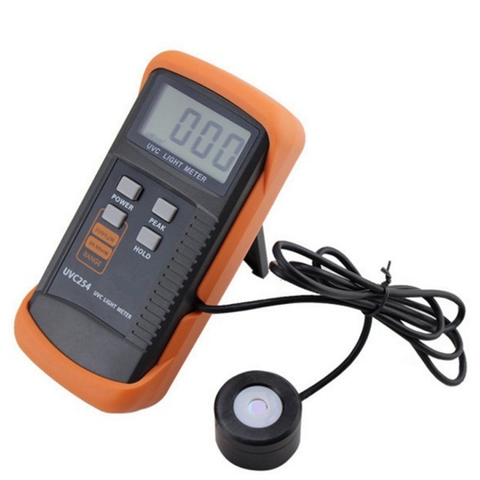 UVC254 UVC Light Meter Narrow-band Spectrum 248nm-262nm Digital UV Radiation Intensity Detector Resolution:1uW/cm2 UV Meter ► Photo 1/6