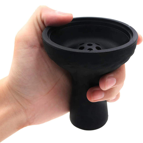 Silicone Hookah Bowl Multi Hole Silicon Shisha Holder GEL Head Smoking Pipe Cup Narguile Flavor Holder for Coal Charcoal Burner ► Photo 1/6