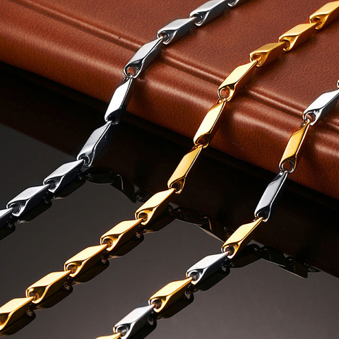 Vnox 55cm Long Chain Necklace for Men Stainless Steel Metal Diy Pendant ► Photo 1/6