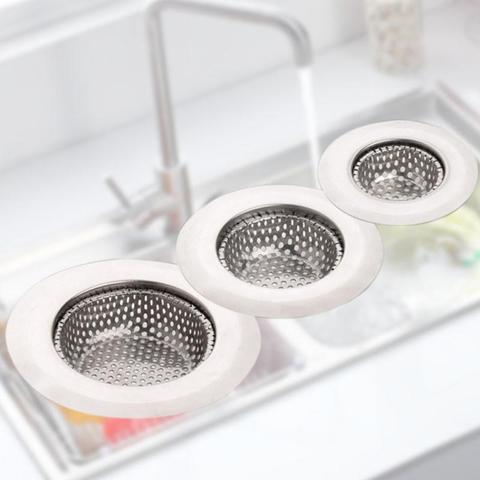 7cm/9cm/11cm Stainless Steel Kitchen Filter Sinks Strainer Drain Hole Trap Metal Sink Strainer Bath Sink Drain Hair Catcher ► Photo 1/6