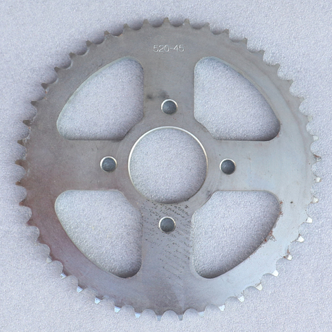 520 45Tooth 58mm Rear Chain Sprocket for Chinese ATV Quad Pit Dirt Bike Buggy Go Kart Motorcycle Motor ► Photo 1/6