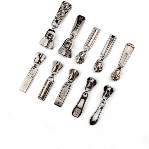 5pcs 5# random mix zipper repair kits zipper pull Metal zipper slider zipper head Garment bag and suitcase accessories clothes ► Photo 1/1