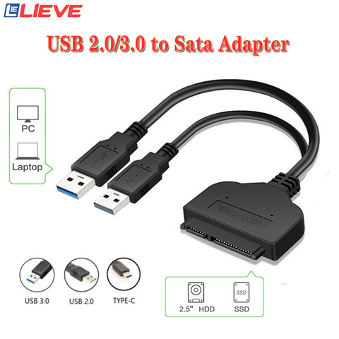 USB Sata Cable Sata 3 To Usb 3.0 Adapter Computer Cables Connectors Sata Adapter Cable Support 2.5 Inches Ssd Hdd Hard Drive - Price history & Review | AliExpress Seller - HSSecury tooling Store | Alitools.io