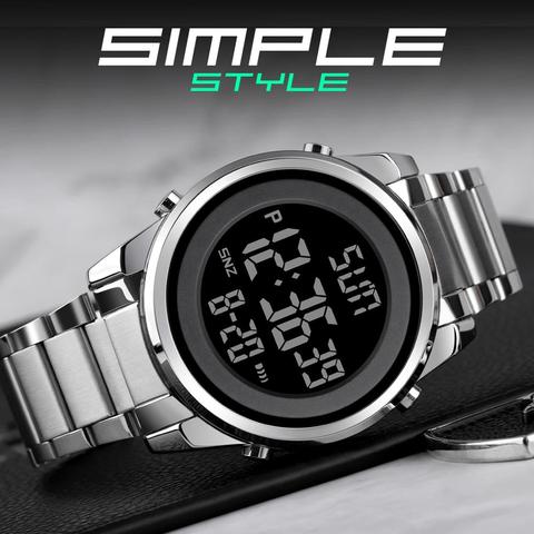 Skmei Digital Men's Watches Fashion LED Men Digital Wristwatch Male Clock Hour For Mens Reloj Hombre Electronic Watch 1611 ► Photo 1/6