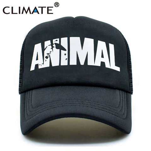 CLIMATE GYM Cap Animal Trucker Caps Men Animal Cap Fitness Fans Print Mesh Hat Body Building Muscle Sports Caps Hat for Men ► Photo 1/6