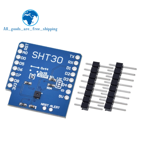 TZT  SHT30 Shield for WEMOS  D1 mini SHT30 I2C digital temperature and humidity sensor module ► Photo 1/3