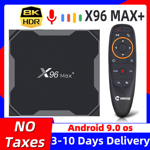 2022 TV Box Android 9.0 X96 Max plus TVBox Amlogic S905X3 X96Max Android  Box 8K 2.4G&5G Wifi 4GB 64G 32GB Smart 4K Media Player - Price history &  Review