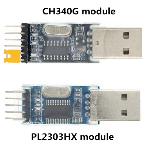 PL2303 USB To RS232 TTL Converter Adapter Module/USB TTL converter UART module CH340G CH340 module 3.3V 5V switch ► Photo 1/6