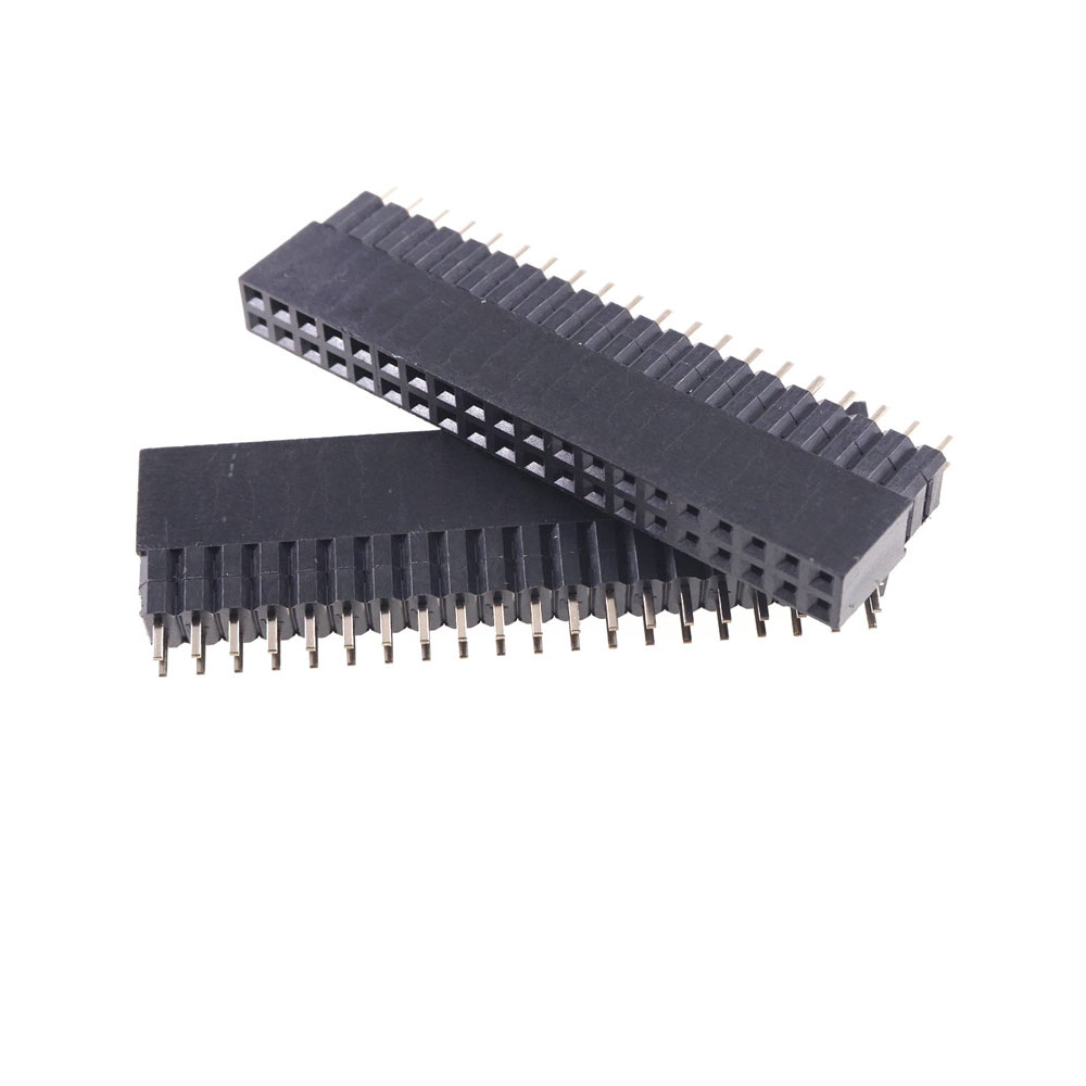 Idc  10Pcs 2.54mm 2x20 Pin 40 Pin IDC FC Female Header