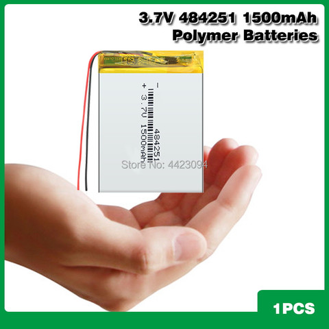 484251 504050 3.7V 1500mAh Lithium Li-ion Rechargeable battery For Tablet PC toys MP4 Bluetooth headset navigation instruments ► Photo 1/6