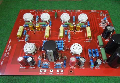 WEILIANG High Quality Hi-End Stereo Push-Pull EL84 Vaccum Tube Amplifier PCB DIY Kit Ref Audio Note PP Board ► Photo 1/6