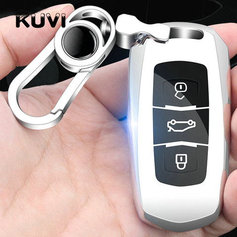 Soft TPU Car Smart Key Case Cover for Geely Atlas Boyue NL3 EX7 Emgrand Global Hawk GX7 SUV GT GC9 Borui Smart Key Shell Holder ► Photo 1/6