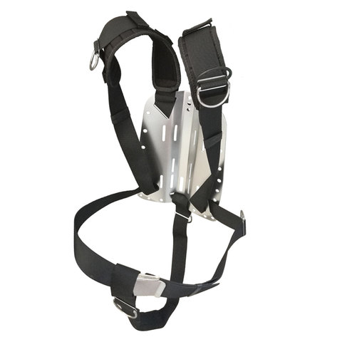 Technical Diving Aluminum Backplate with Harness System and Crotch Strap Scuba Diving Harness and Backplate System ► Photo 1/2