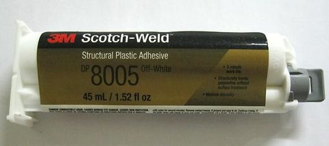 3M structural adhesive DP8005 gray white PP bonding glue epoxy resin AB glue super glue glue plastic metal ► Photo 1/1