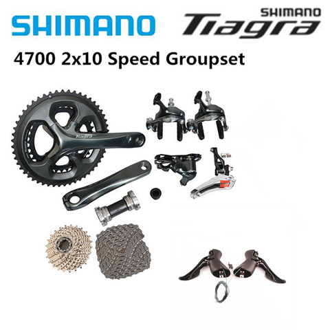 Shimano Tiagra 4700 Road 165/170/172.5/175mm 50-34T 52-36T Bike Bicycle Fullset 2x10 Speed Groupset Shifter Brake Cassette Chain ► Photo 1/5