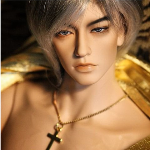 Bjd doll sd doll  1/4 joint doll bjd sd  hot sale boy 1/4 body 49.5cm fid body free eyes faceup low price to papua new g ► Photo 1/2