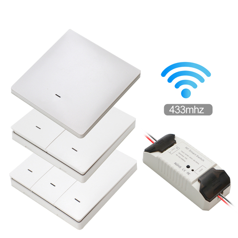 Smart Life APP WiFi RF DIY Switch Wifi Smart Breaker Switch Wireless Controller Light RF 433Mhz Wall DIY Relay Timer Tuya ► Photo 1/6