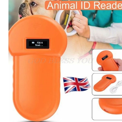 Pet ID Reader Animal Chip Digital Scanner USB Rechargeable Microchip Handheld Identification General Application for Cat Dog ► Photo 1/6