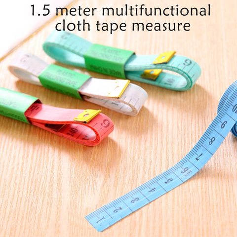 1.5M Sewing Ruler Meter Sewing Measuring Tape Body Measuring Ruler Sewing  Tailor Tape Measure Soft Black - AliExpress