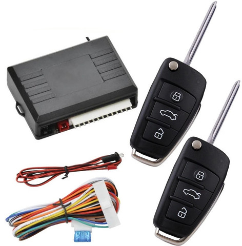 Centralized Lock Keyless Entry System Central Locking Car Alarm With Auto Start Door Windows PKE Universal Remote Trunk Key DIY ► Photo 1/6