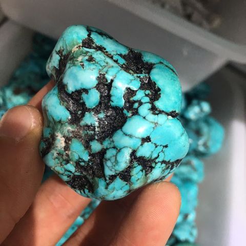 Natural mineral natural turquoise original stone mineral specimens 70-80g ► Photo 1/6