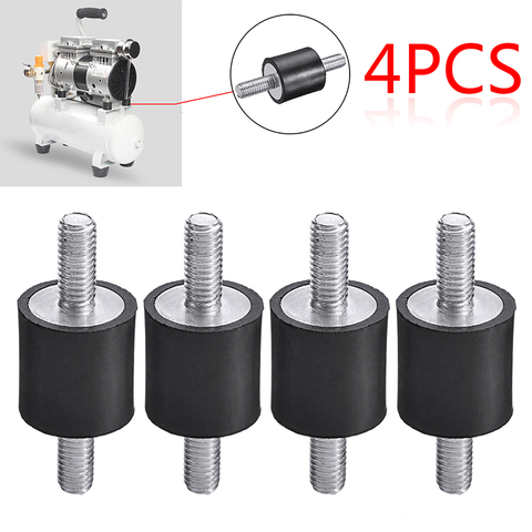 4pcs Rubber Anti Vibration Mounts Set M5 Shock Damper For Air Compressors Water Pump Gasoline Engines ► Photo 1/5