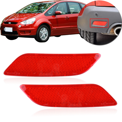 Kamshing For Ford S-MAX C-MAX 2007 2008 2009 Rear Brake Light Bumper Signal Reflector Fog Lamp Rear Foglamp Foglight ► Photo 1/6