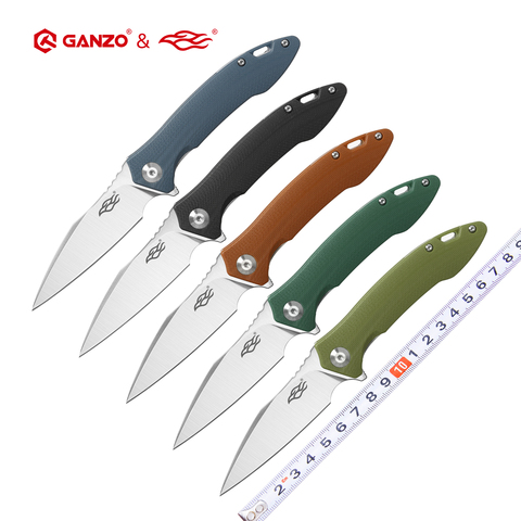 60HRC Ganzo Firebird FH51 folding knife D2 blade G10 Handle Folding knife Survival tool Pocket Knife tactical edc outdoor tool ► Photo 1/6