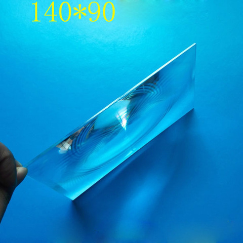 140x90mm Rectangle Optical PMMA Plastic Solar Fresnel Lens Focal Length DIY Projector Plane Magnifier,Solar Concentrator ► Photo 1/2