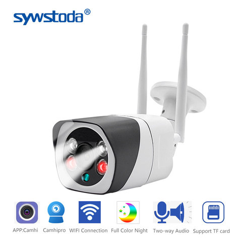 Outdoor Security Camera WiFi IP Camera Wireless Surveillance Cameras Two Way Audio Smart Motion Detection IR Night Vision CamHi ► Photo 1/5