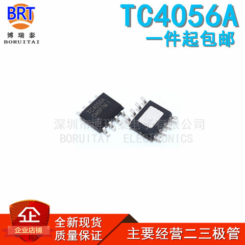 5-10PCS TP4056 SOP8 4056E TC4056A TP4056E 4056 SOP-8 SOP SMD new and original IC Chipset ► Photo 1/3