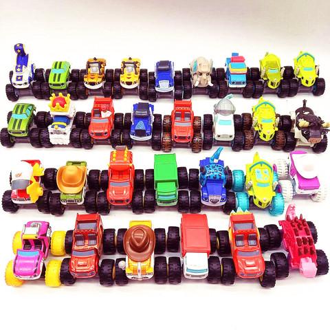 Metal Diecast Machines Car Toys Russian Miracle Crusher Truck Vehicles Figure Blazed Toys For Children Gifts Blazer Kid Toys ► Photo 1/5