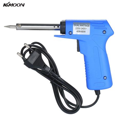 KKMOON Professional Double Power Electric Soldering Iron 220V-240V 40W/80W Power Adjustable Soldering Iron Gun ► Photo 1/6