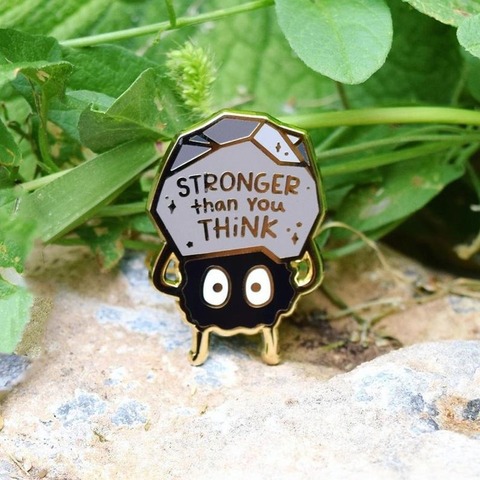 Stronger Soot Sprite Enamel Pin Lapel Collar Pins Brooch Badge Backpack Hat Jewelry Accessories ► Photo 1/2