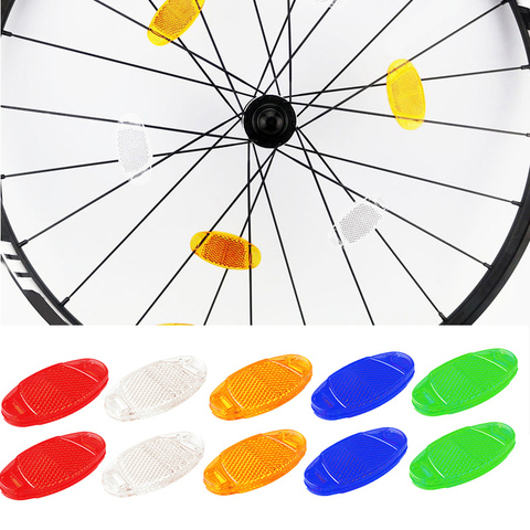 2Pcs Bicycle Bike Spoke Reflector Safety Warning Light Wheel Rim Reflective Mount Night Reflectors Flashing Lights Cycling Light ► Photo 1/1