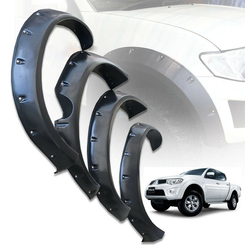 Fender Flares Wheel Arch Mudguards For Mitsubishi l200 Montero triton 2006 2007 2008 2009 2010 2011 2012 2013 2014 ► Photo 1/6