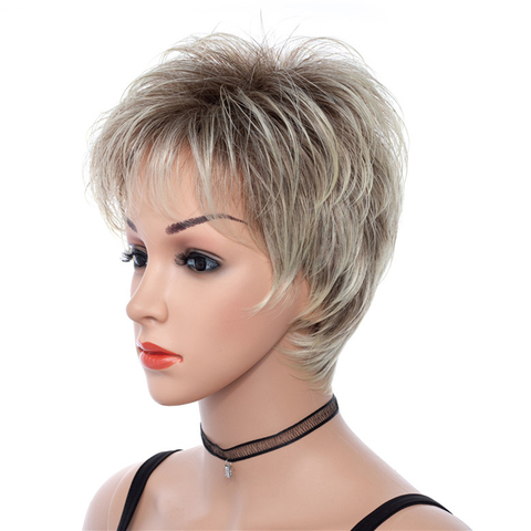 Short Synthetic golden wave wig 613 short wig for women ► Photo 1/6