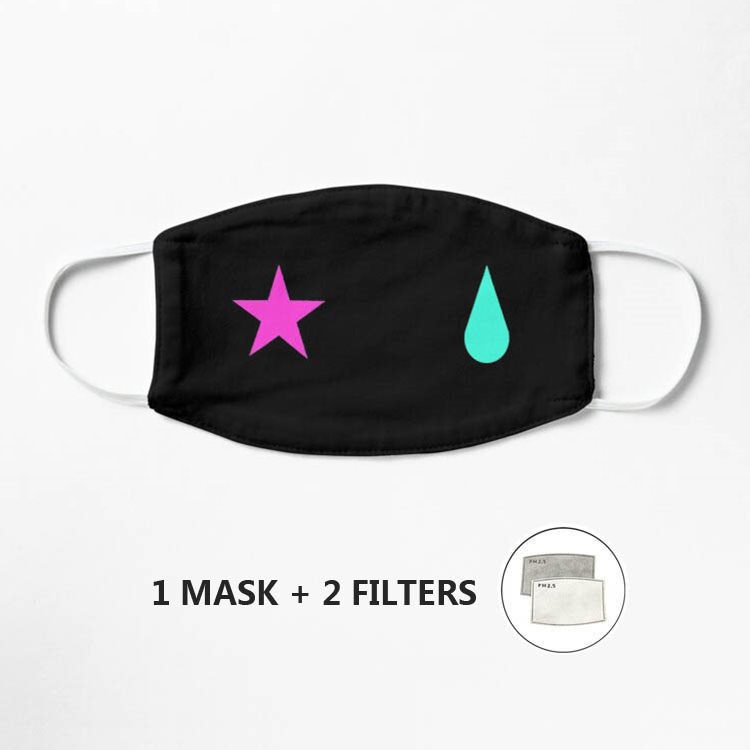 Hunter x Hunter Hisoka face tattoo anime face mask (requested