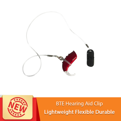 ForSound Made New BTE Hearing Aid Clip Protector super lightweight and flexible nylon line prevent hearing aids falling losing ► Photo 1/6