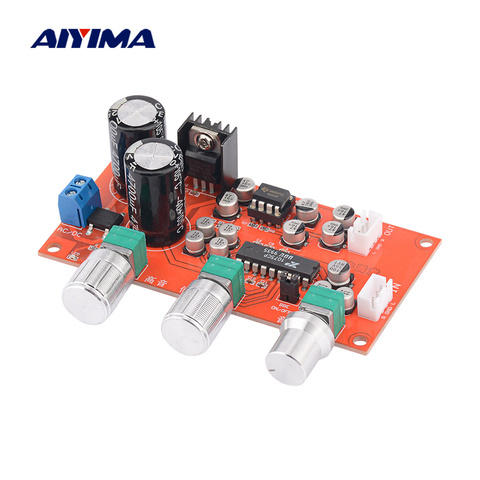 AIYIMA XR1075 BBE Tone Amplifier Preamp Audio Board NE5532 OP AMP Preamplifier Volume Control DIY Speaker Sound Amplifiers ► Photo 1/6