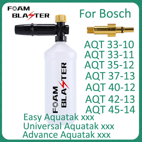 Pressure Washer Snow Foam Lance For Bosch AQT Aquatak High Pressure Foam Gun Soap Foamer Nozzle Car Clean Foam Wash Soap Sprayer ► Photo 1/6