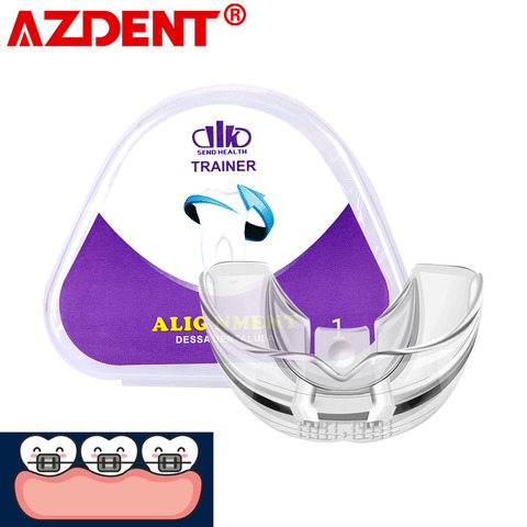 AZDENT Soft and Hard Tooth Orthodontic Appliance Aligners Trays Teeth Straightener High-tech Dental Transparent Teeth Retainer ► Photo 1/6