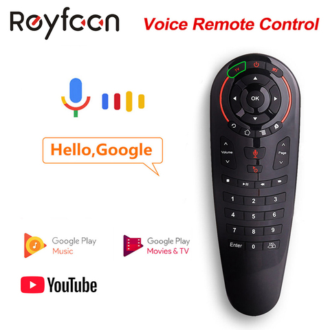 G30 Voice Remote Control Air Mouse Wireless Mini Kyeboard with IR Learning for Android TV Box PC ► Photo 1/5