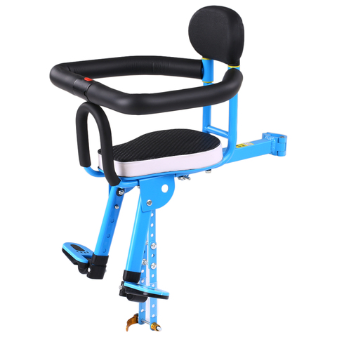 Children Bicycle Safety Front Seat Bicycle Saddle Kids Saddle Bike Front Mount Saddle Baby Seat Cushion Mat For Mountain Bike ► Photo 1/6