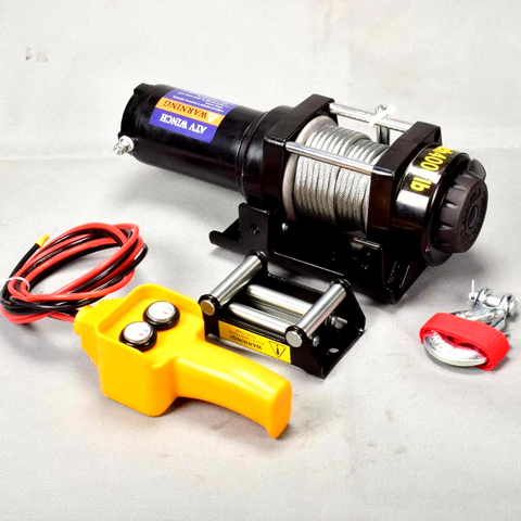 Electirc Winch REMOTE Control12V 2000/3000/4000/4500/6000/9500/12000LBS  ATV/UTV  CAR WINCH PULLING ► Photo 1/6