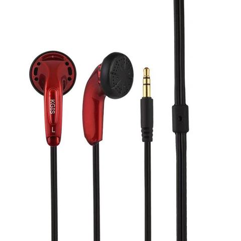 DIY KGIS In Ear Dynamic Flat Head Earphone HiFi Bass Earbud Better than Vido Earbuds ► Photo 1/6